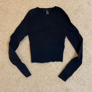 Forever 21 Black Crop Top